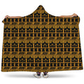 Tribal Egypt Pattern Print Hooded Blanket