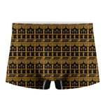 Tribal Egypt Pattern Print Men's Boxer Briefs