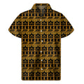 Tribal Egypt Pattern Print Men's Short Sleeve Shirt