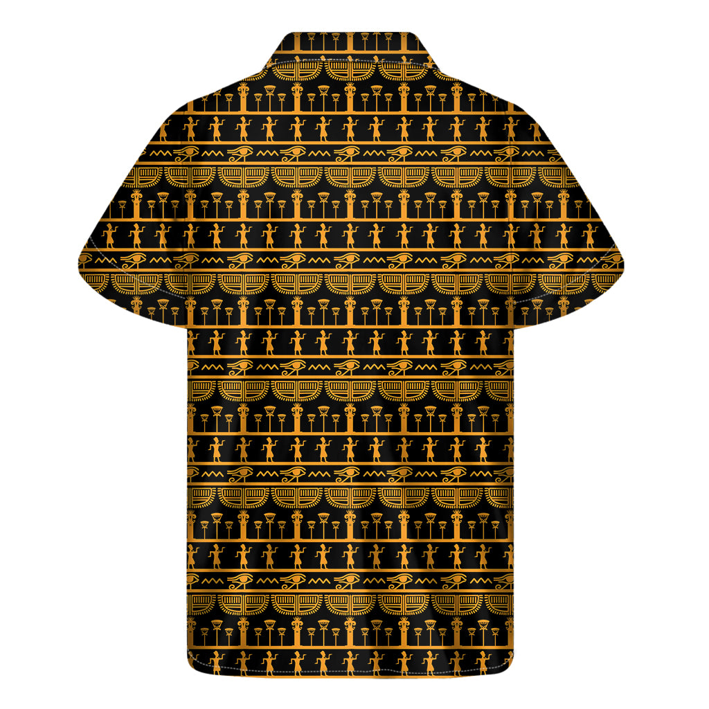 Tribal Egypt Pattern Print Men's Short Sleeve Shirt