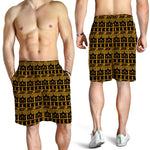 Tribal Egypt Pattern Print Men's Shorts