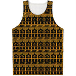 Tribal Egypt Pattern Print Men's Tank Top