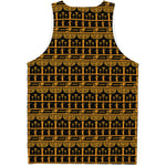 Tribal Egypt Pattern Print Men's Tank Top