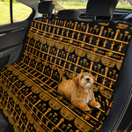 Tribal Egypt Pattern Print Pet Car Back Seat Cover