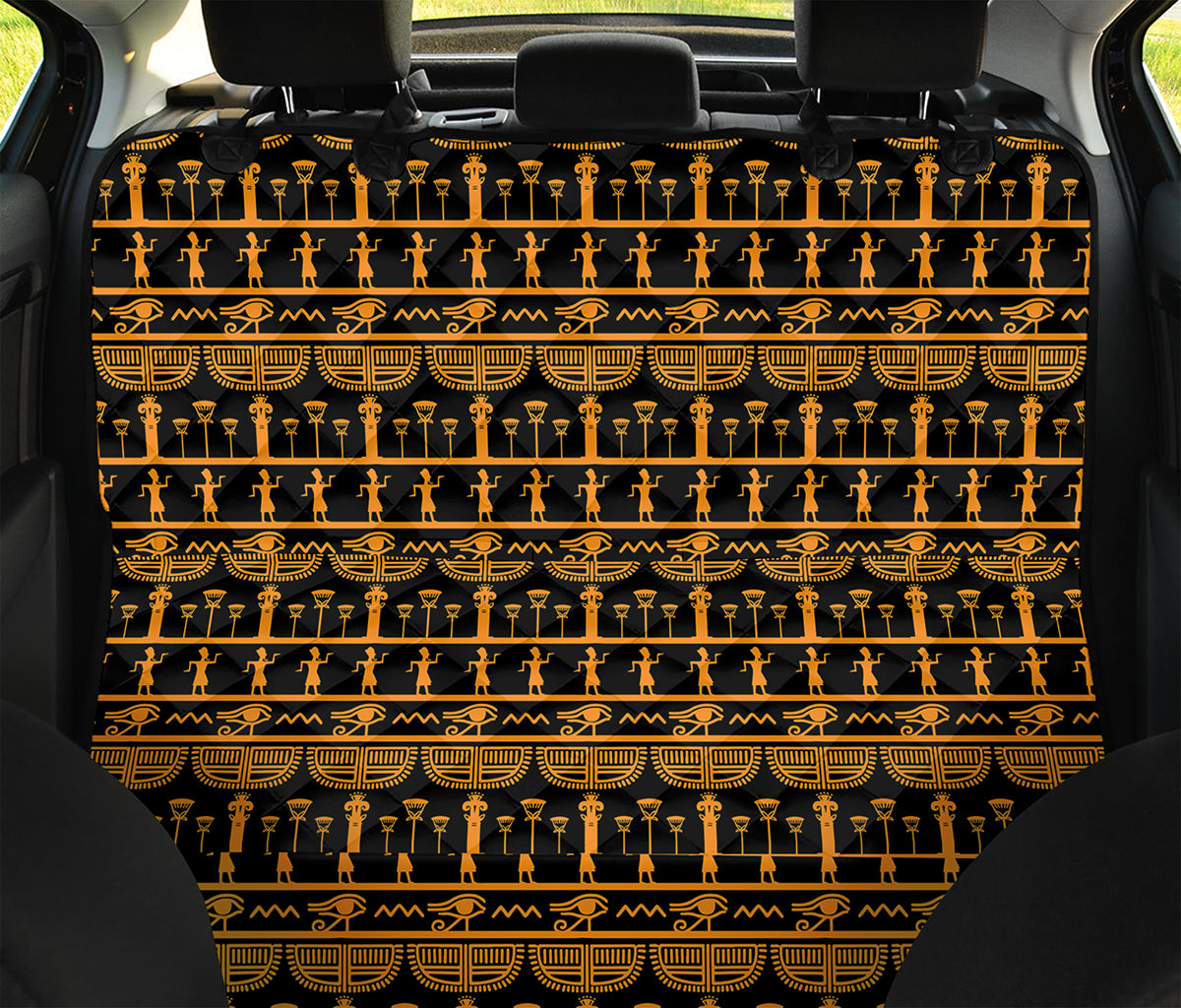 Tribal Egypt Pattern Print Pet Car Back Seat Cover