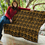 Tribal Egypt Pattern Print Quilt