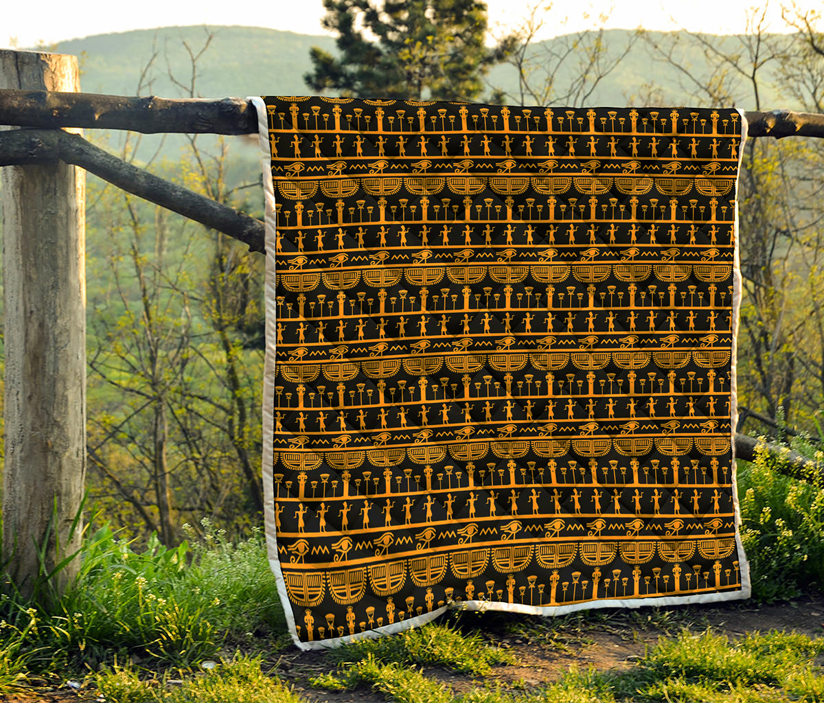 Tribal Egypt Pattern Print Quilt