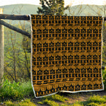 Tribal Egypt Pattern Print Quilt