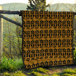 Tribal Egypt Pattern Print Quilt