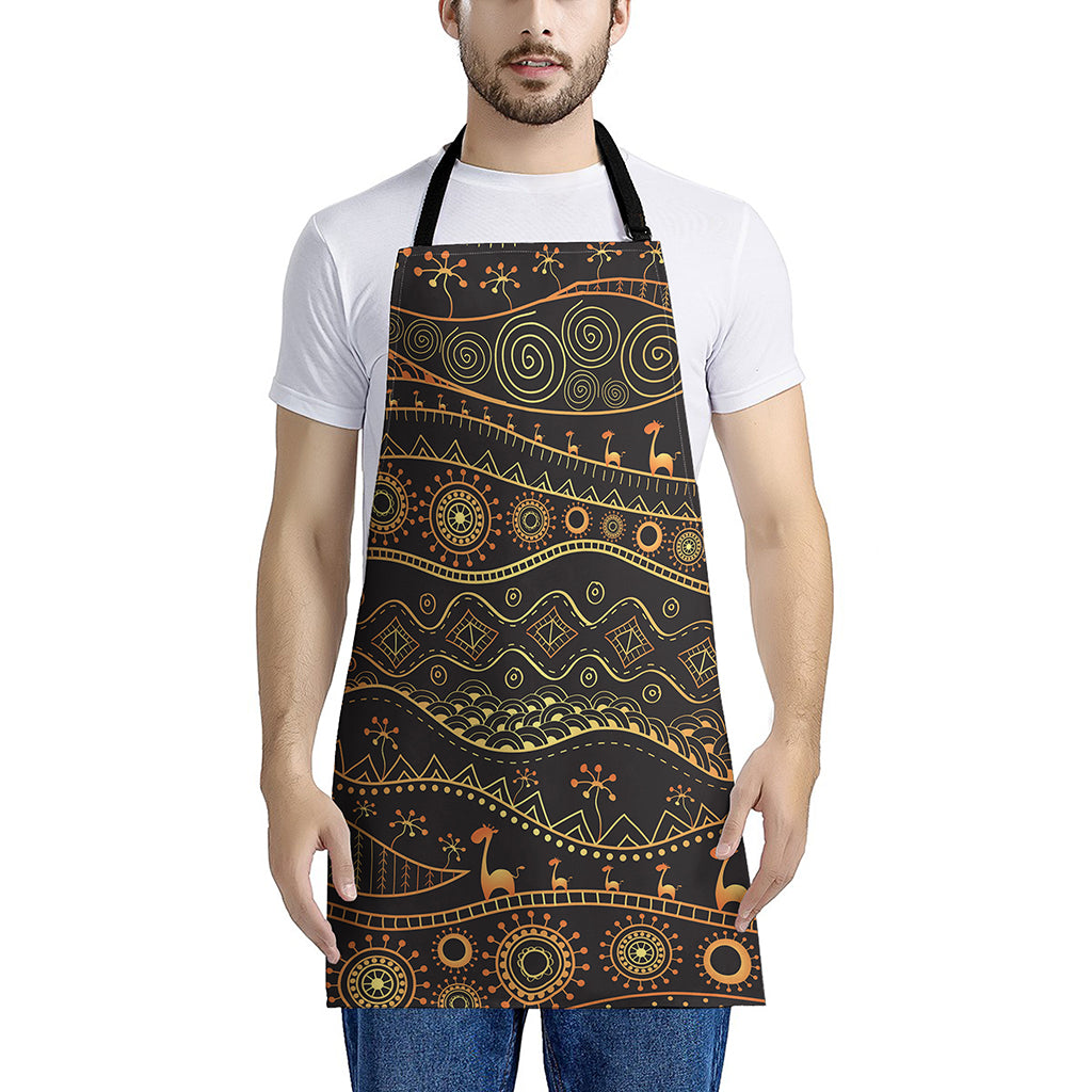 Tribal Ethnic African Pattern Print Apron