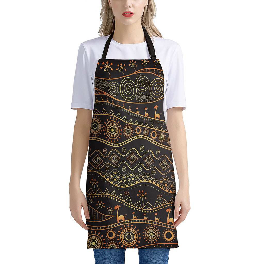 Tribal Ethnic African Pattern Print Apron