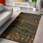 Tribal Ethnic African Pattern Print Area Rug