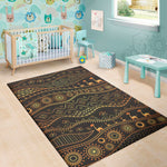 Tribal Ethnic African Pattern Print Area Rug