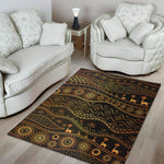 Tribal Ethnic African Pattern Print Area Rug