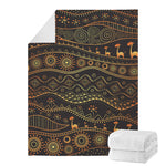 Tribal Ethnic African Pattern Print Blanket