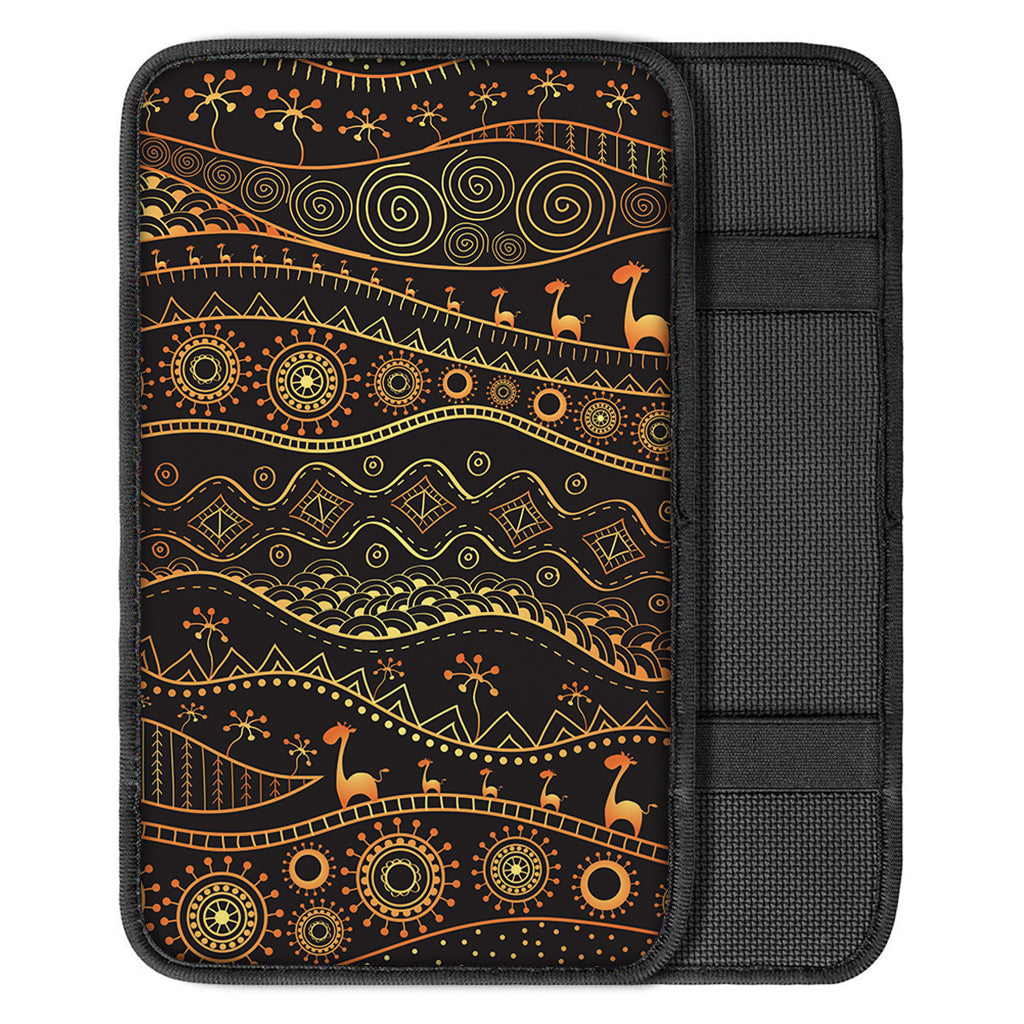 Tribal Ethnic African Pattern Print Car Center Console Cover