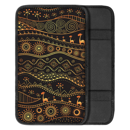 Tribal Ethnic African Pattern Print Car Center Console Cover
