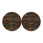 Tribal Ethnic African Pattern Print Car Coasters