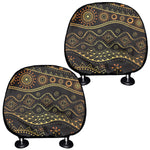 Tribal Ethnic African Pattern Print Car Headrest Covers