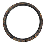 Tribal Ethnic African Pattern Print Car Steering Wheel Cover