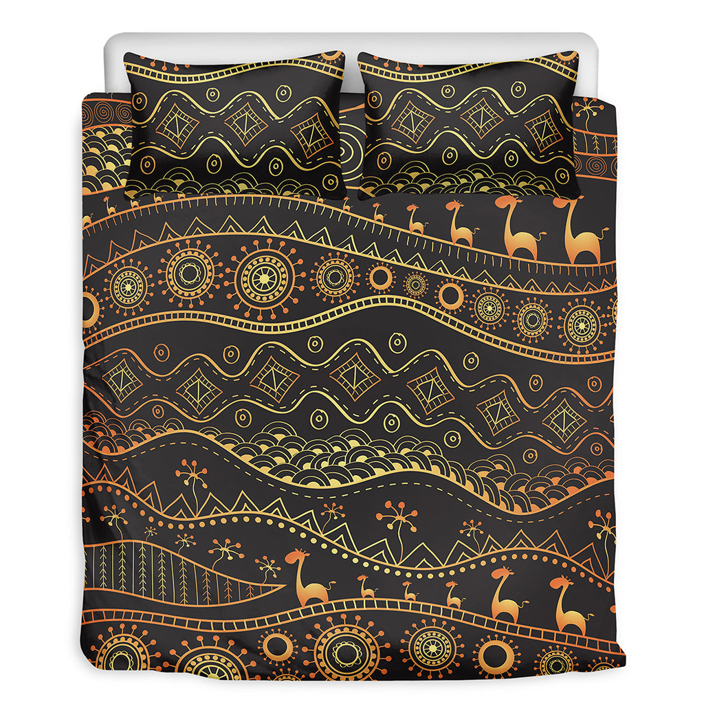 Tribal Ethnic African Pattern Print Duvet Cover Bedding Set