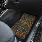Tribal Ethnic African Pattern Print Front and Back Car Floor Mats