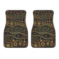 Tribal Ethnic African Pattern Print Front Car Floor Mats