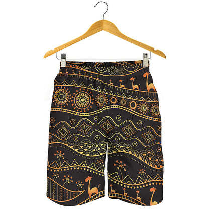 Tribal Ethnic African Pattern Print Men's Shorts