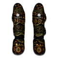 Tribal Ethnic African Pattern Print Muay Thai Shin Guards