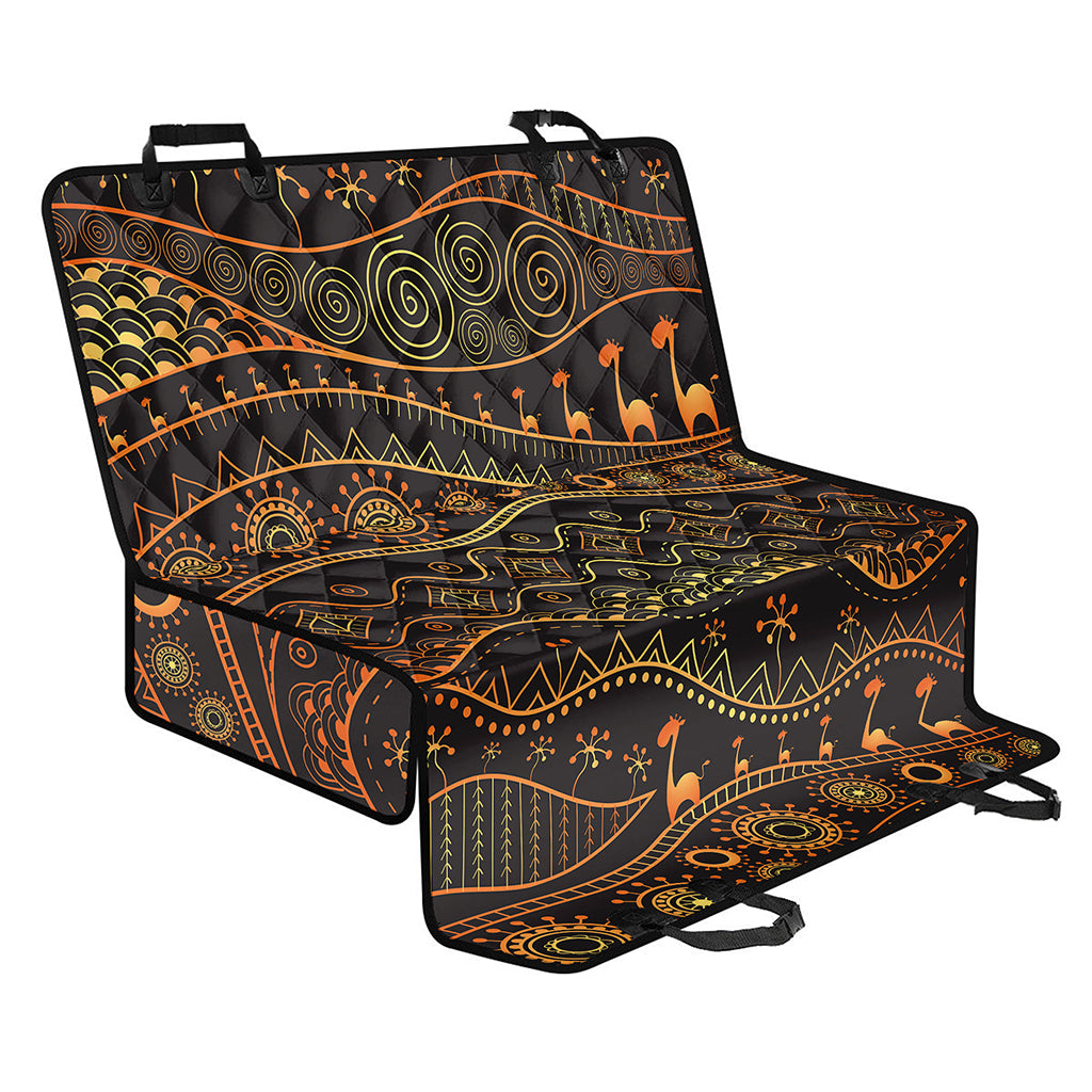 Tribal Ethnic African Pattern Print Pet Car Back Seat Cover