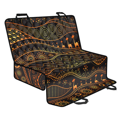 Tribal Ethnic African Pattern Print Pet Car Back Seat Cover