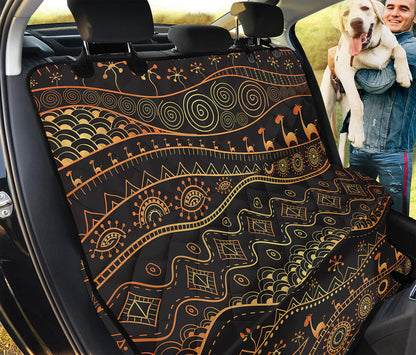 Tribal Ethnic African Pattern Print Pet Car Back Seat Cover