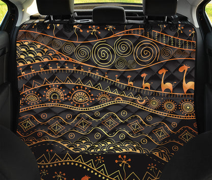 Tribal Ethnic African Pattern Print Pet Car Back Seat Cover
