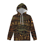 Tribal Ethnic African Pattern Print Pullover Hoodie