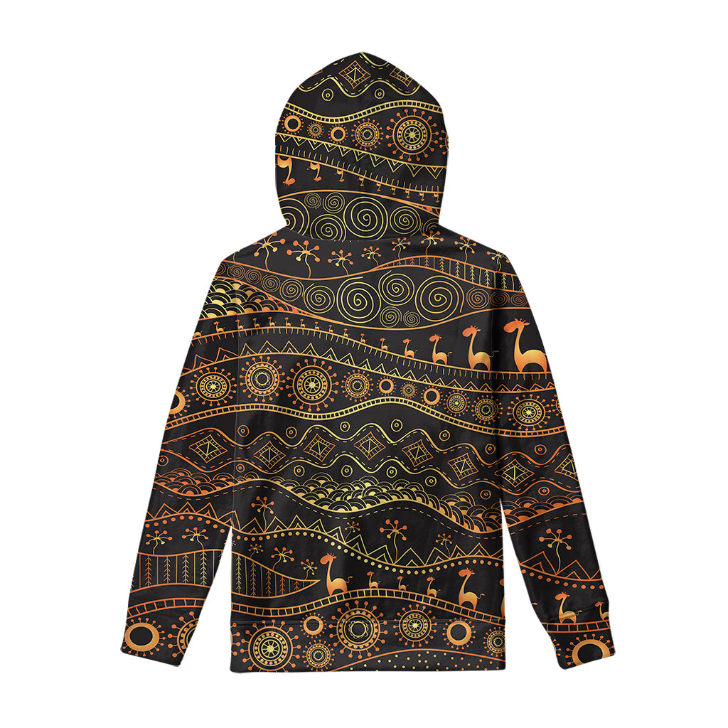 Tribal Ethnic African Pattern Print Pullover Hoodie