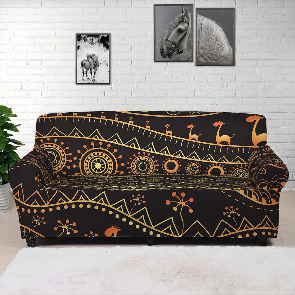 Tribal Ethnic African Pattern Print Sofa Cover