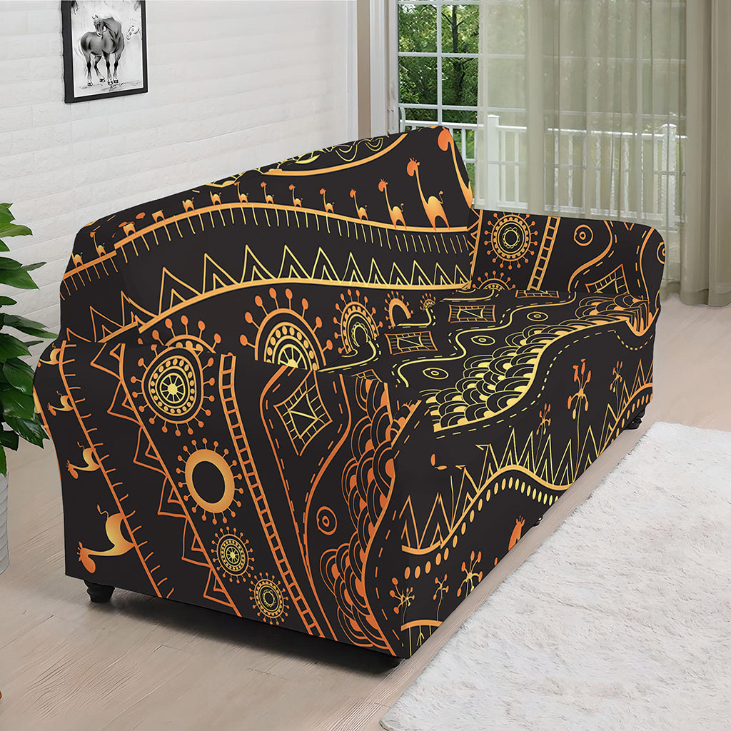 Tribal Ethnic African Pattern Print Sofa Cover