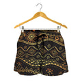 Tribal Ethnic African Pattern Print Women's Shorts