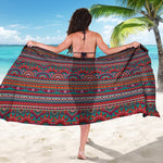 Tribal Ethnic Pattern Print Beach Sarong Wrap