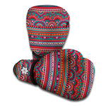 Tribal Ethnic Pattern Print Boxing Gloves
