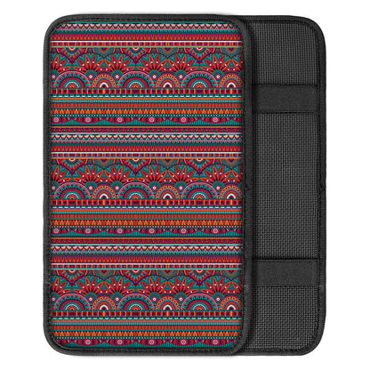 Tribal Ethnic Pattern Print Car Center Console Cover