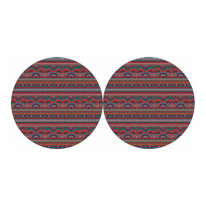Tribal Ethnic Pattern Print Car Coasters