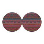 Tribal Ethnic Pattern Print Car Coasters