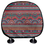 Tribal Ethnic Pattern Print Car Headrest Covers