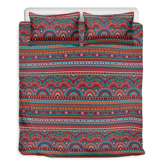 Tribal Ethnic Pattern Print Duvet Cover Bedding Set