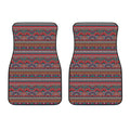 Tribal Ethnic Pattern Print Front Car Floor Mats