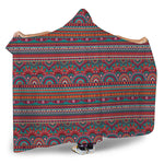 Tribal Ethnic Pattern Print Hooded Blanket