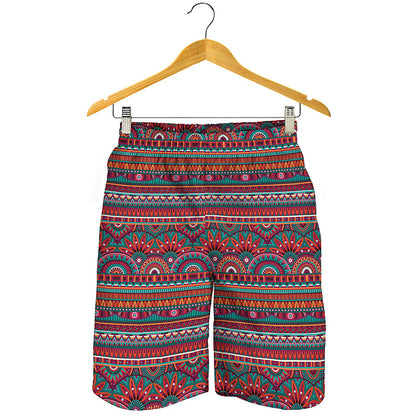 Tribal Ethnic Pattern Print Men's Shorts