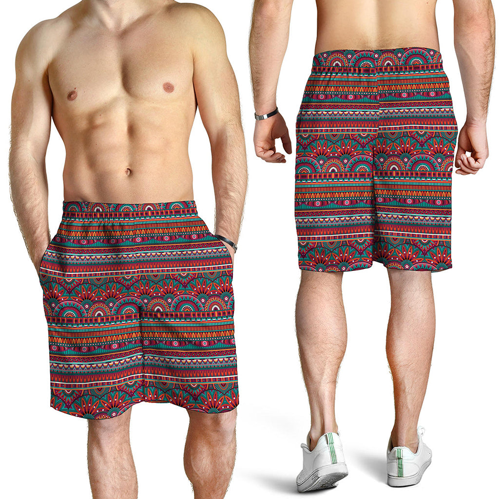 Tribal Ethnic Pattern Print Men's Shorts