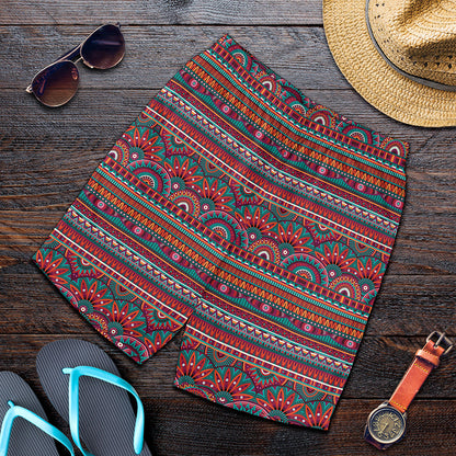 Tribal Ethnic Pattern Print Men's Shorts